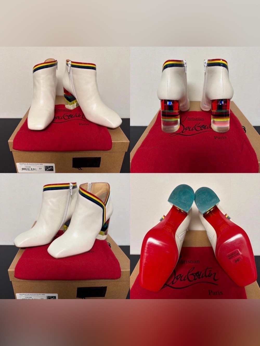 NIB Christian Louboutin Raniboot 85MM Calf | Size: 37 EU, 6.5M